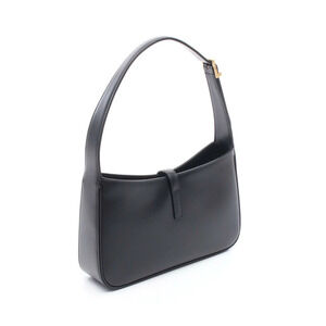 Saint Laurent leather Sancassette Paris handbag Le black